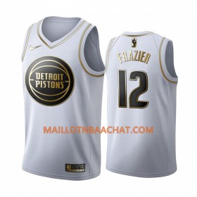 Maillot NBA Detroit Pistons Tim Frazier 12 Nike 2019-20 Blanc Golden Edition Swingman - Homme